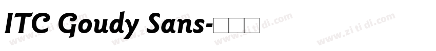 ITC Goudy Sans字体转换